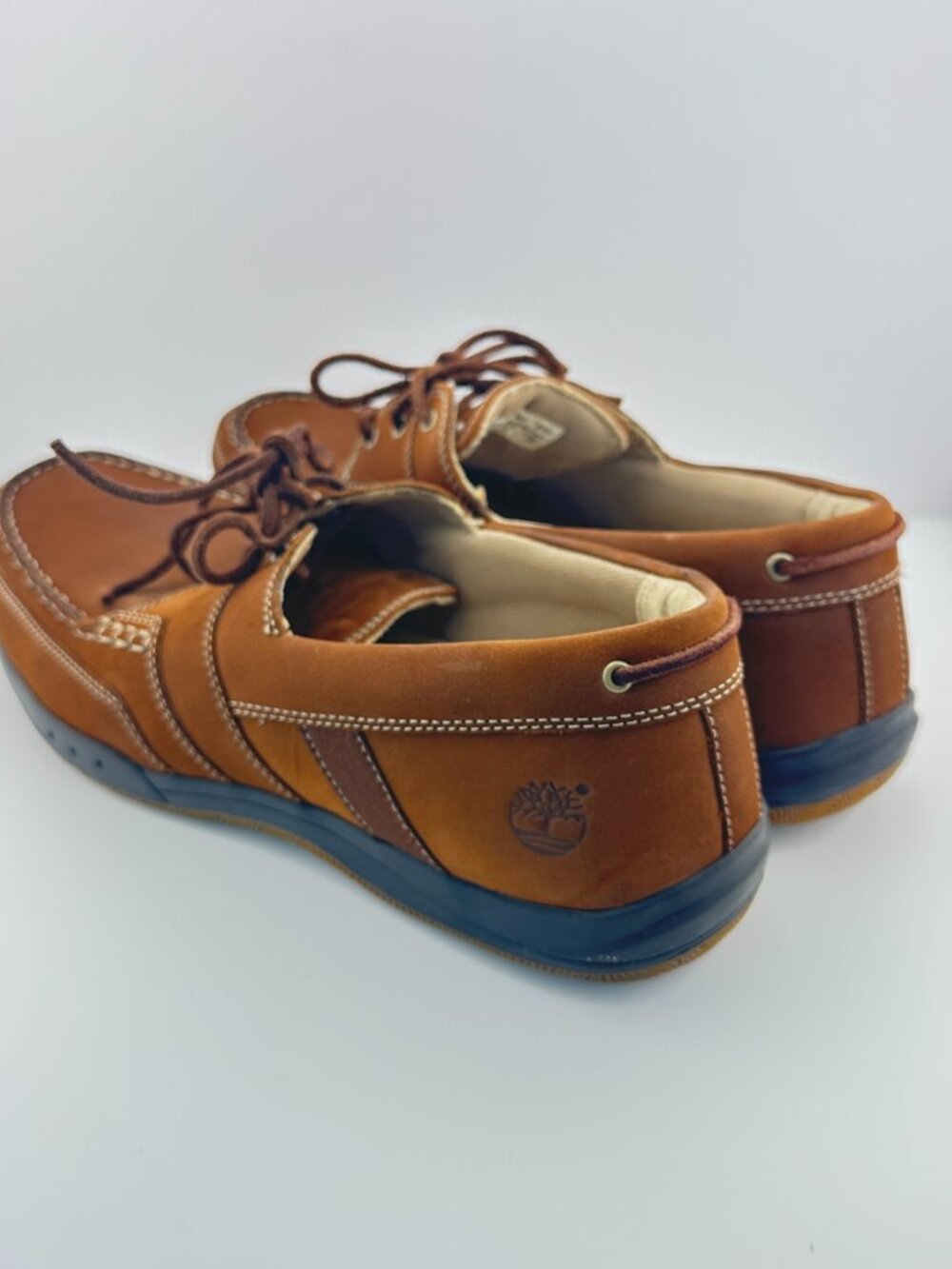 TIMBERLAND EARTHKEEPERS CUPSOLE BROWN SUEDE LEATHER MEN'S MOCCASIN SIZE 13 W - Picture 5 of 12